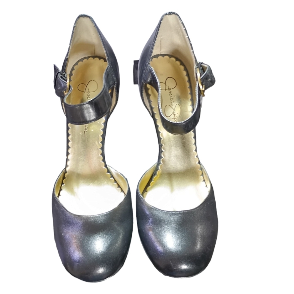 Jessica Simpson Round Toe Stiletto Heels EUC size 8.5